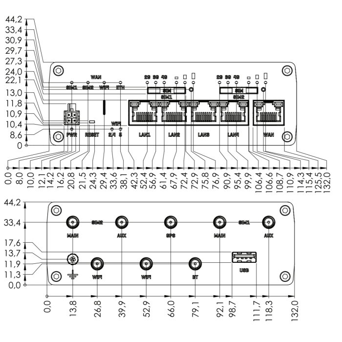 Router Teltonika RUTX12